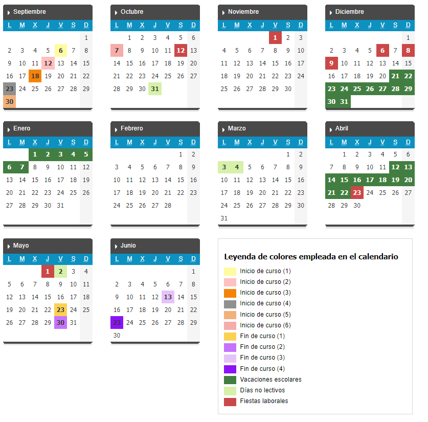 CALENDARIO